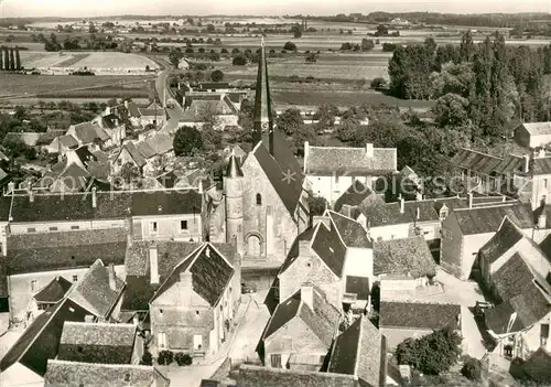 AK / Ansichtskarte Souvigne_d_Indre et Loire Eglise Vue aerienne Souvigne_d_Indre et Loire