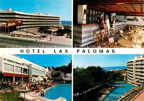 AK / Ansichtskarte Torremolinos_ES Hotel Las Palomas Bar Pools 