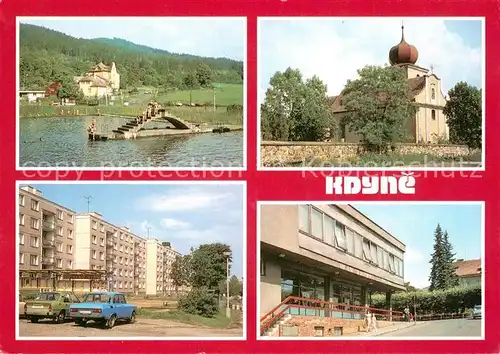 AK / Ansichtskarte Kdyne_CZ Okres Domazlice Mesto a rekreacni stredisko v Jezvinecke vrchovine 
