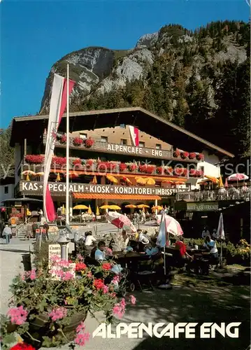 AK / Ansichtskarte Hinterriss_Tirol Alpencafe Eng Hinterriss Tirol