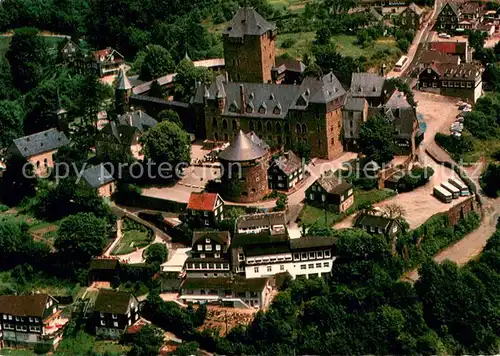 AK / Ansichtskarte Burg_Wupper Schloss Burg Fliegeraufnahme Burg Wupper