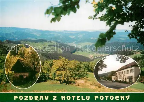 AK / Ansichtskarte Velke_Karlovice_CZ Hotel Potocky Panorama 