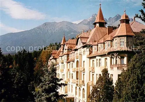 AK / Ansichtskarte Vysoke_Tatry Grand hotel Praha v Tatranskej Lomnici Vysoke Tatry