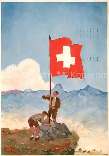 AK / Ansichtskarte Bundesfeier_Schweiz 1939 Fuer Notleidenden Muetter 