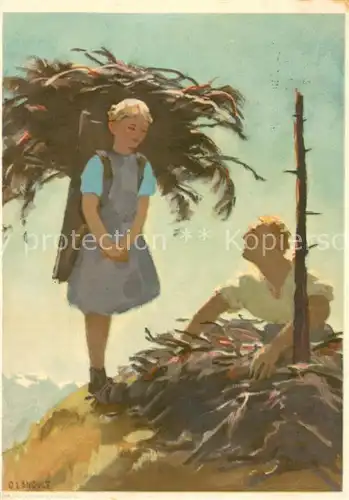 AK / Ansichtskarte Landwirtschaft 1935 Bundesfeier Schweiz 