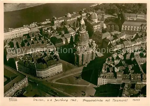 AK / Ansichtskarte Foto_Hahn_Nr. Nr.13005 Dresden v d Zerstoerung 1945 Frauenkirche Foto_Hahn_Nr.