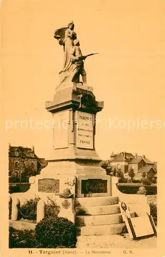 AK / Ansichtskarte Tergnier Monument des Morts Kriegerdenkmal Tergnier