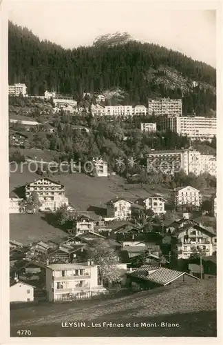 AK / Ansichtskarte Leysin_VD Les Frenes et le Mont Blanc 