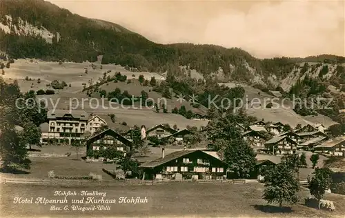 AK / Ansichtskarte Hasliberg_Hohfluh Hotel Alpenruh und Kurhaus Hohfluh Hasliberg Hohfluh