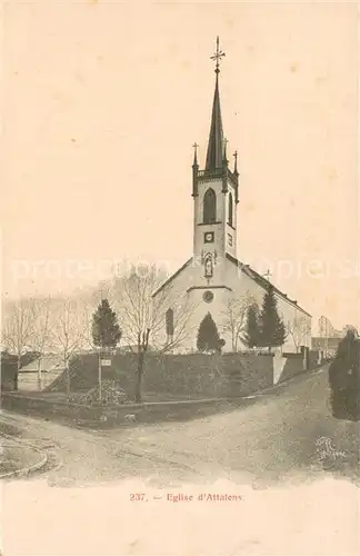 AK / Ansichtskarte Attalens_FR Eglise  