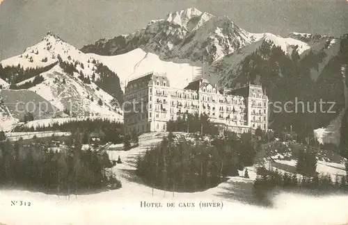 AK / Ansichtskarte Caux_VD Hotel de Caux Caux_VD