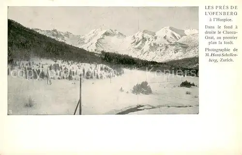 AK / Ansichtskarte Ofenberg_GR Les pres de lOfenberg a l Hospice 