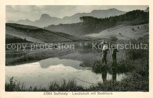 AK / Ansichtskarte Staffelalp_Zeglingen Landschaftspanorama mit Stockhorn 