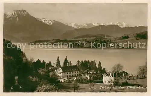 AK / Ansichtskarte Seeburg_Luzern_LU mit dem Stanserhorn 