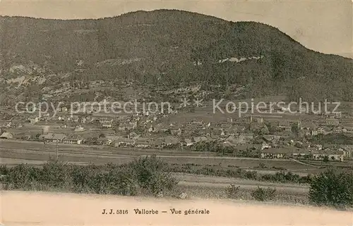 AK / Ansichtskarte Vallorbe_VD Vue generale 