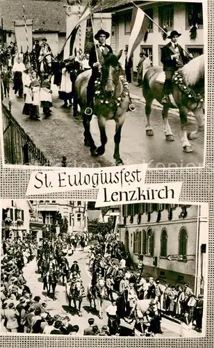 AK / Ansichtskarte Lenzkirch St Elogiusfest Reiterparade Lenzkirch