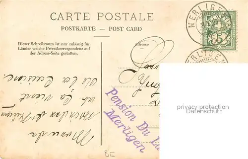 AK / Ansichtskarte St_Beatenberg_BE Partie zum Waldbrand 