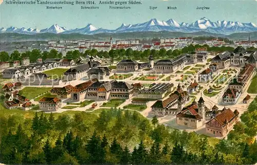 AK / Ansichtskarte Bern_BE Schweizerische Landesausstellung Bern 1914  Bern_BE