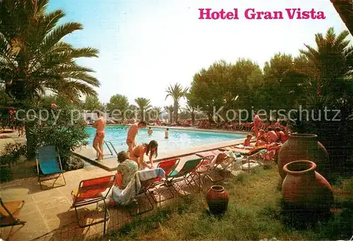 AK / Ansichtskarte Can_Picafort_Mallorca Hotel Gran Vista Pool Can_Picafort_Mallorca