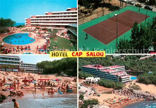 AK / Ansichtskarte Salou_ES Hotel Cap Salou Pool Tennis Beach  