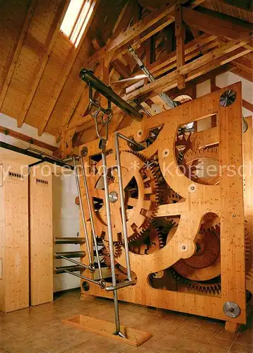 AK / Ansichtskarte Triberg Weltgroesste Original Kuckucksuhr im Eble Uhren Park Triberg