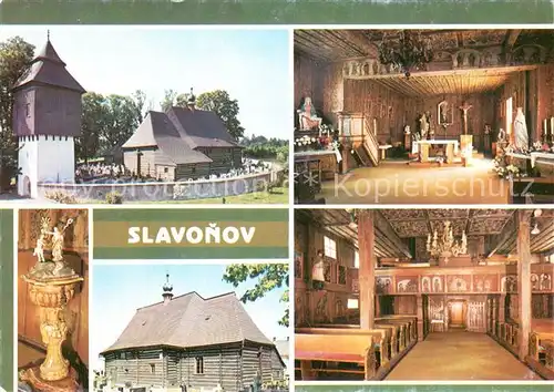 AK / Ansichtskarte Slavonov_Czechia Farni kostel sv Jana Krtitele z roku 1553 