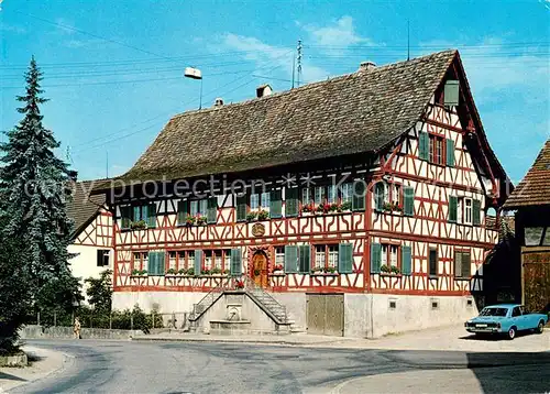 AK / Ansichtskarte Marthalen_ZH Gemeindehaus Hirschen 