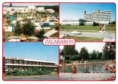 AK / Ansichtskarte Zalakaros_Ungarn Camping Hotels Pool 