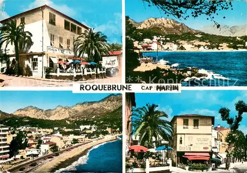 AK / Ansichtskarte Roquebrune_06 Pension Strandpartien Marktplatz 