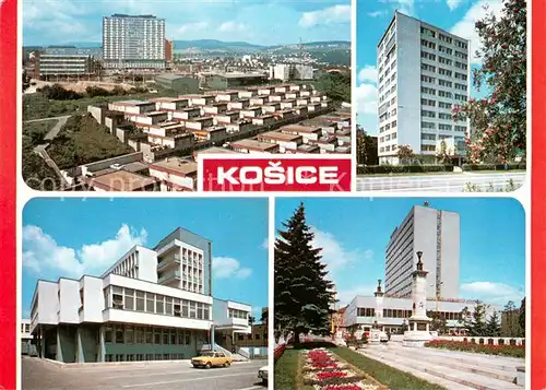 AK / Ansichtskarte Kosice_Kassa_Kaschau_Slovakia Sidlisko Podhradova KNV Statna banka ceskoslovenska Hotel Slovan 