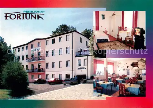 AK / Ansichtskarte Swieradow_Zdroj_Bad_Flinsberg_PL Pensjonat Fortuna ul Koscielna 