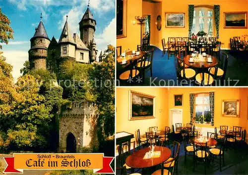 AK / Ansichtskarte Braunfels Schloss Braunfels Cafe im Schloss Braunfels