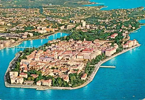 AK / Ansichtskarte Zadar_Zadra_Zara Fliegeraufnahme Zadar_Zadra_Zara