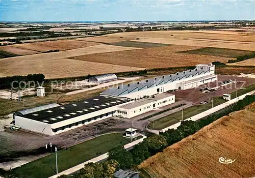 AK / Ansichtskarte Saint Jean d_Angely_17 Usine Brossard Fliegeraufnahme 