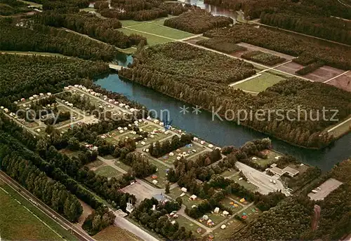 AK / Ansichtskarte Kampen_Niederlande Camping Het Amsterdamse Bos Fliegeraufnahme Kampen_Niederlande