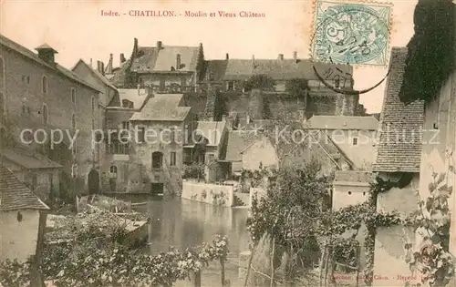 AK / Ansichtskarte Chatillon_61 sur Indre Moulin et Vieux Chateau 