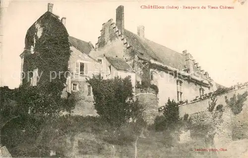 AK / Ansichtskarte Chatillon_61 sur Indre Remparts du Vieux Chateau 