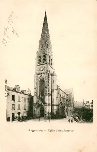 AK / Ansichtskarte Argenton_36 sur Creuse Eglise Saint Sauveur 