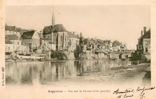 AK / Ansichtskarte Argenton_36 sur Creuse Vue sur la Creuse 