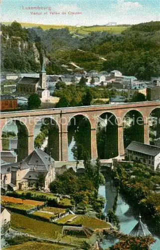 AK / Ansichtskarte Clausen_Luxembourg Viaduc et Vallee de Clausen Clausen_Luxembourg