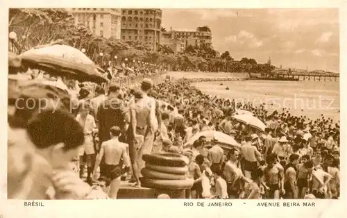 AK / Ansichtskarte Rio_de_Janeiro Avenue Beira Mar Rio_de_Janeiro