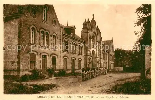 AK / Ansichtskarte Abbaye_de_la_Grande_Trappe_Soligny la Trappe_61 Facade exterieure 
