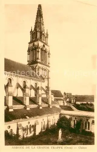 AK / Ansichtskarte Grande_Trappe_Abbaye_de_la_Soligny la Trappe_61 Cloitre 