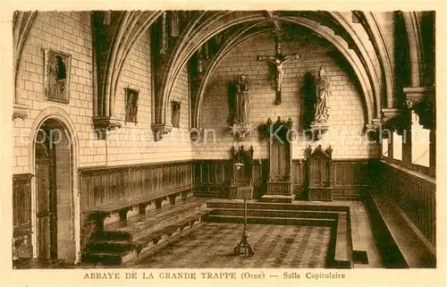 AK / Ansichtskarte Abbaye_de_la_Grande_Trappe_Soligny la Trappe_61 Salle Capitulaire 