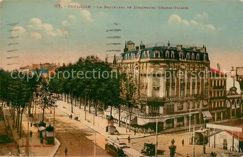 AK / Ansichtskarte Toulouse_31 Le Boulevard de Strasbourg Strassenbahn 