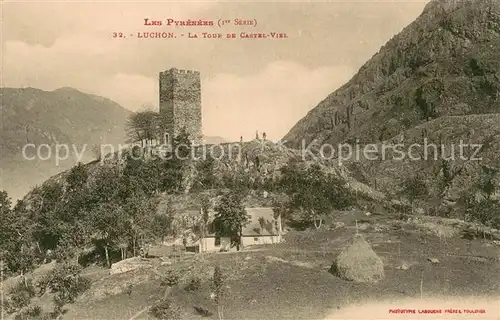 AK / Ansichtskarte Luchon_Haute Garonne La TOur de Castel Viel Luchon Haute Garonne
