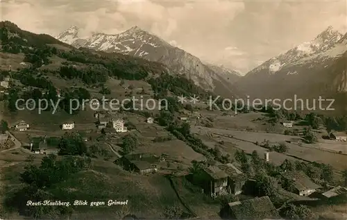 AK / Ansichtskarte Hasliberg_Reuti Blick zum Grimsel Hasliberg Reuti