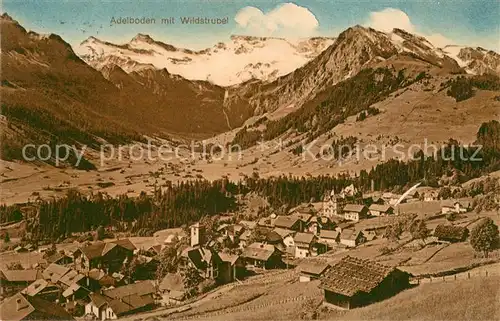 AK / Ansichtskarte Adelboden mit Wildstrubel Adelboden
