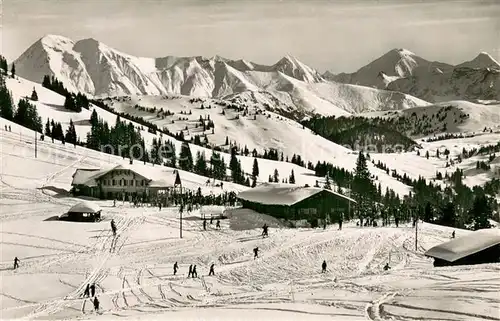 AK / Ansichtskarte Hornberg_Saanenmoeser Winterpanorama Hornberg Saanenmoeser