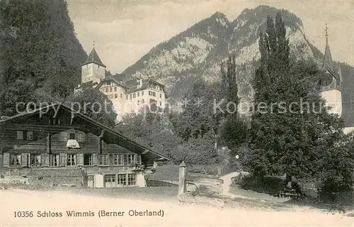 AK / Ansichtskarte Wimmis_BE Schloss Wimmis 